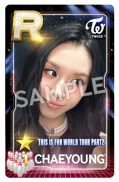 TWICE チェヨン superstarJYP リアルカード 🎪SUPERSTAR JYPNATION ブースイベント🎥⋆.·✦ ＼ #シュスジェ ブース